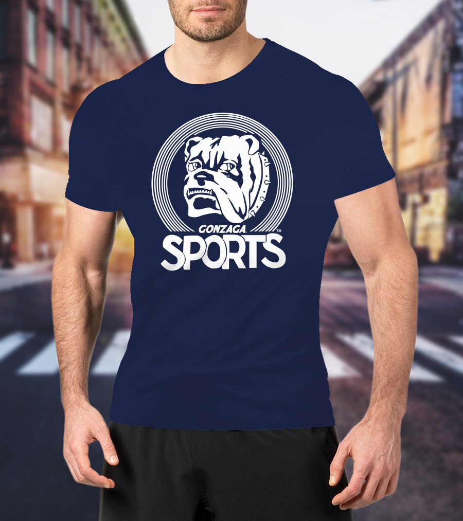 Homefiel Vintage Gonzaga Sports Bulldog T-Shirt