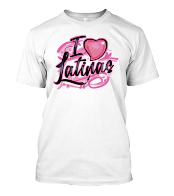 Imdope Shop I Love Latinas Glaive Heart T-Shirt