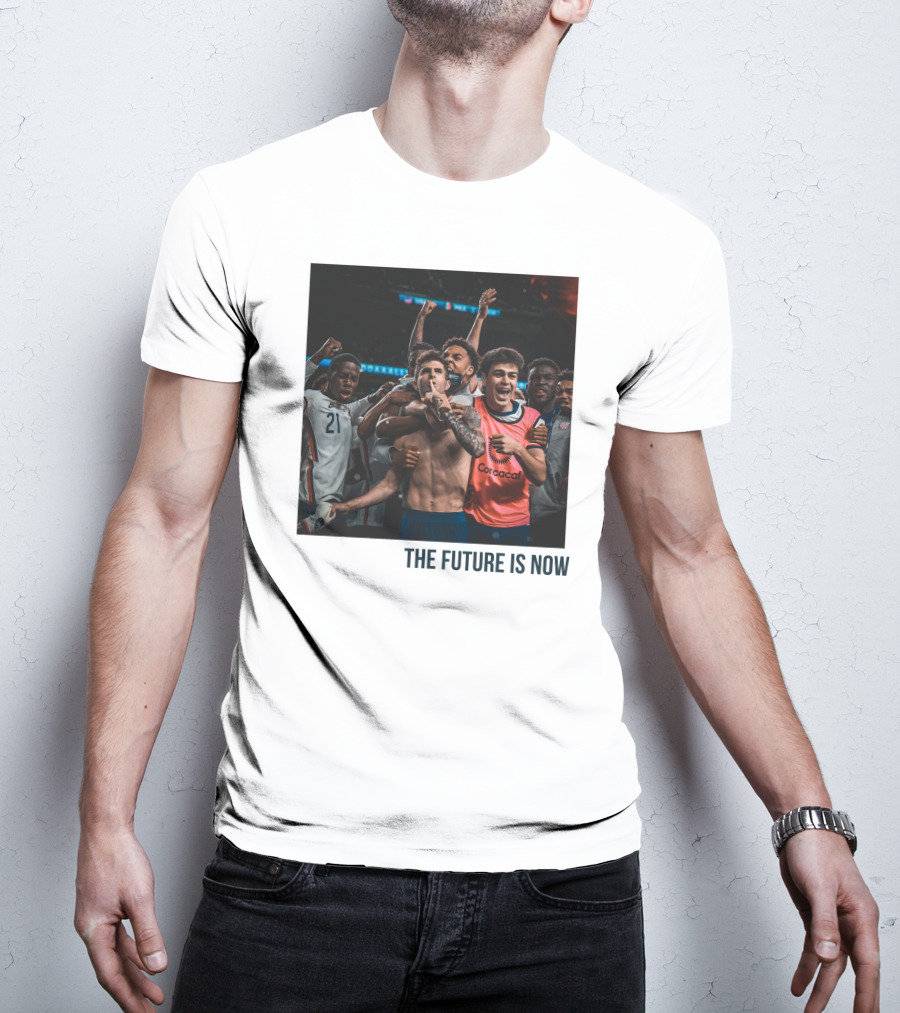 The Future Is Now USA Soccer CONCACAF Celebratory Moment T-Shirt