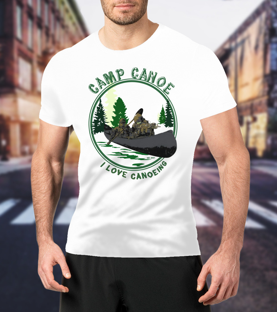 Camp Canoe I Love Canoeing Est. 2001 T-Shirt