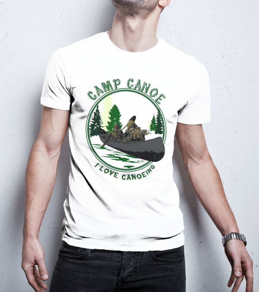 Camp Canoe I Love Canoeing Est. 2001 T-Shirt