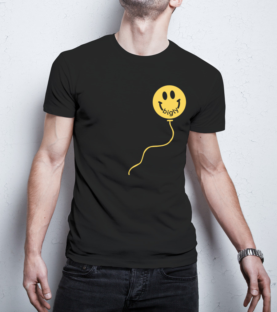 Bigly Smiley Face Balloon T-Shirt