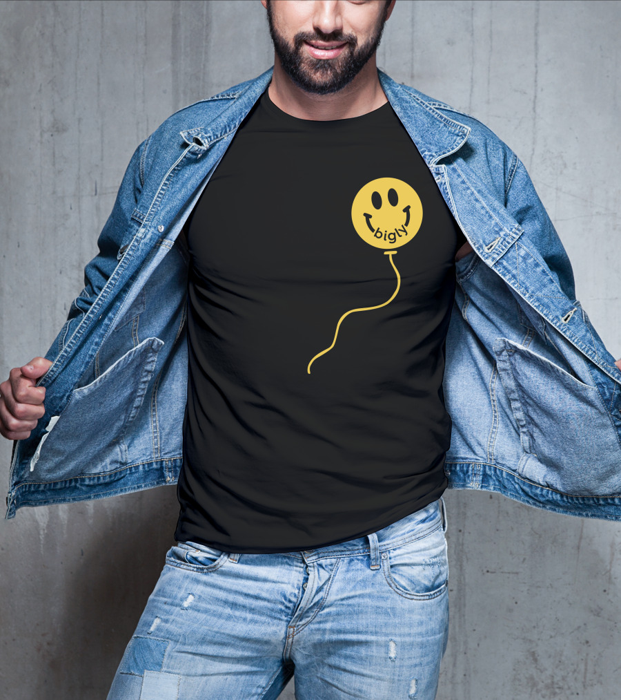 Bigly Smiley Face Balloon T-Shirt