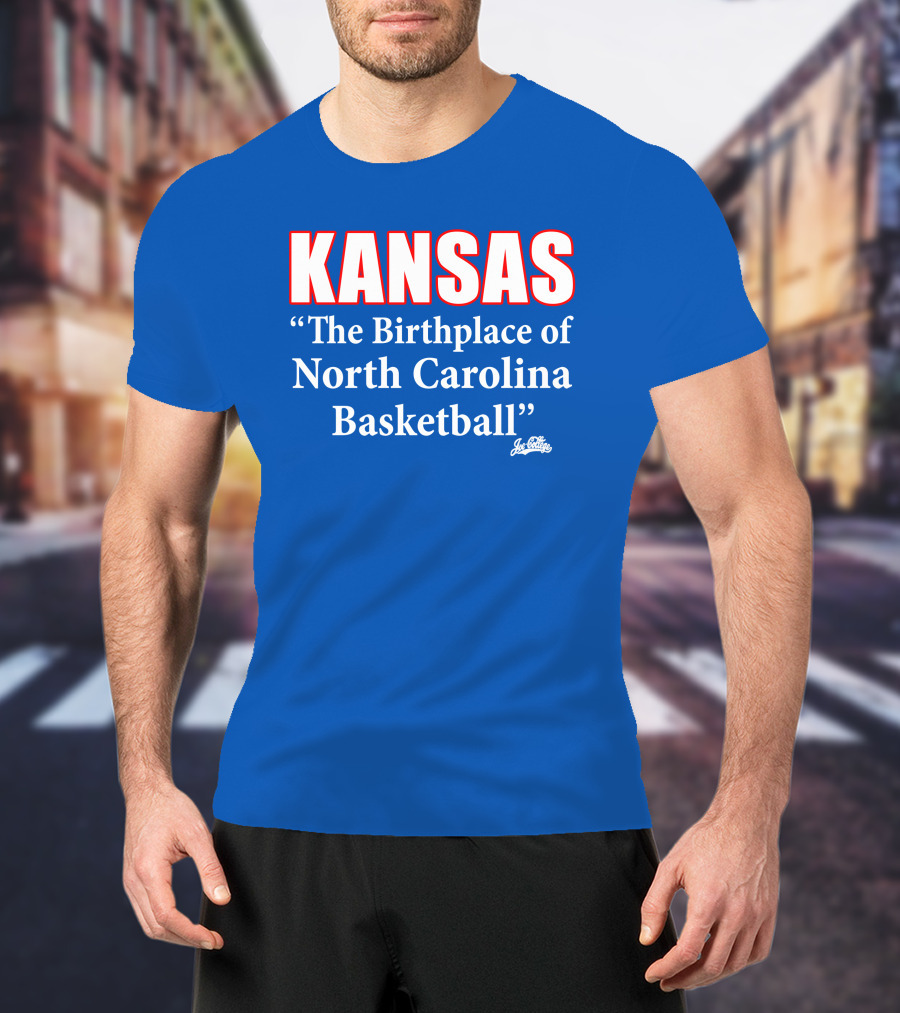 Kansas The Birthplace Of North Carolina Basketball T-Shirt