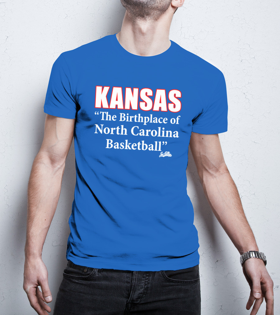 Kansas The Birthplace Of North Carolina Basketball T-Shirt
