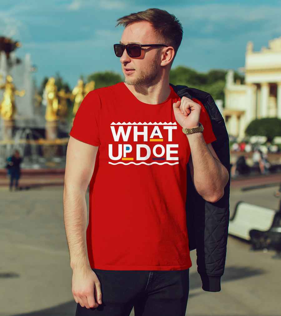 Jemele Hill What Up Doe Bold Text T-Shirt