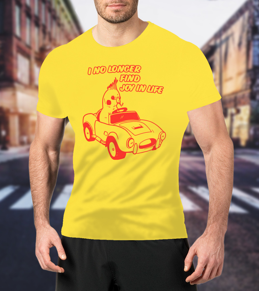 I No Longer Find Joy In Life With Driving Bird In Car T-Shirt