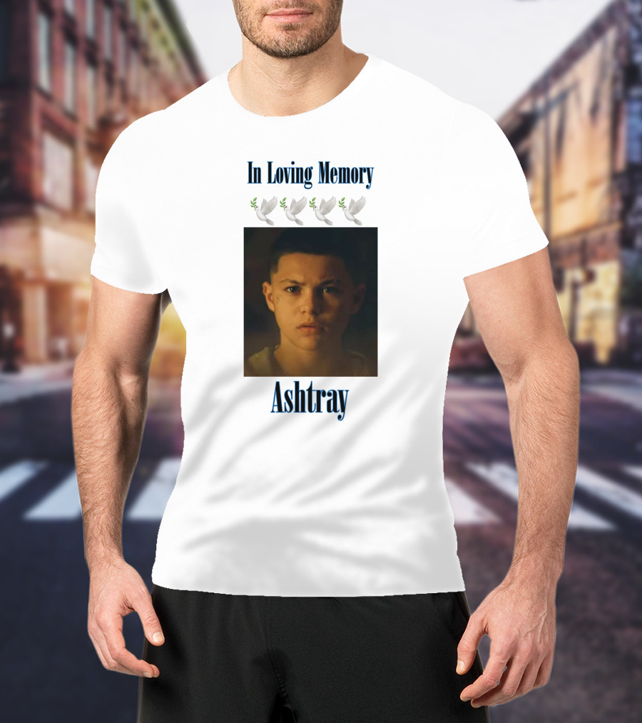 In Loving Memory Ashtray Stevenson Jean Doves T-Shirt