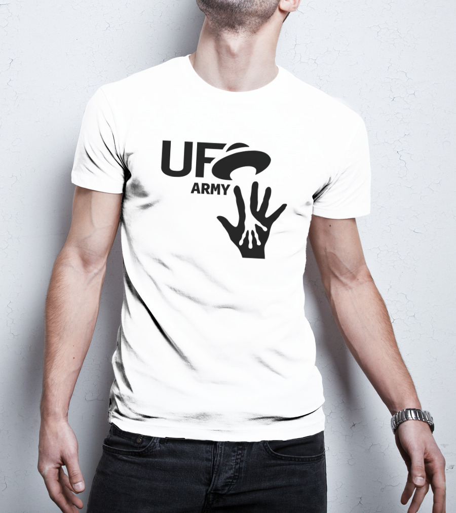 Ufo Army We Honking We Bonking Alien Hands T-Shirt