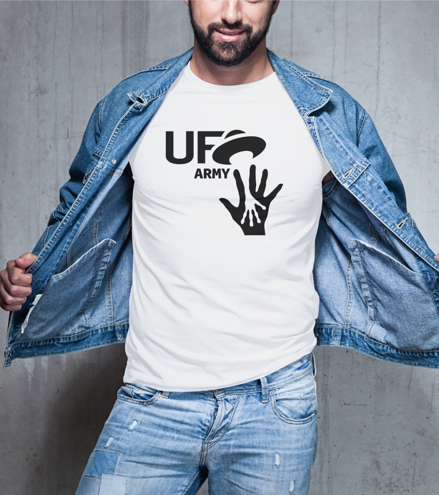 Ufo Army We Honking We Bonking Alien Hands T-Shirt