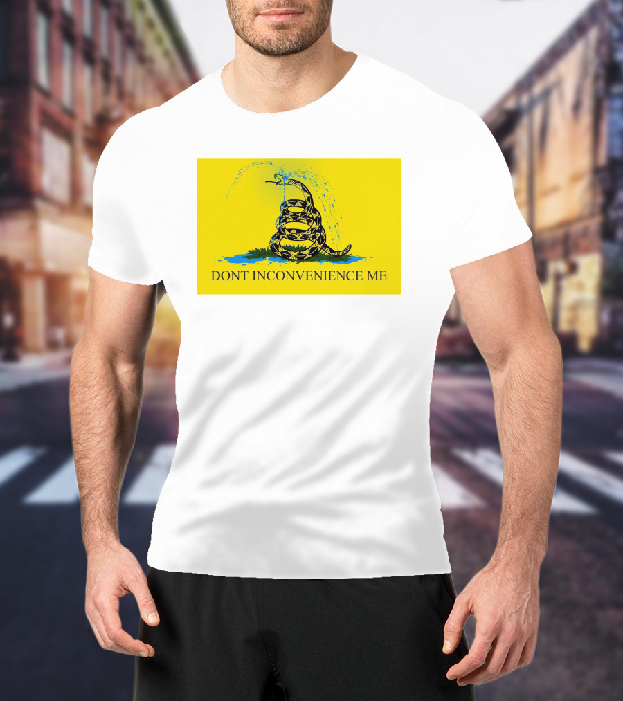 Jojofromjerz Don't Inconvenience Me Gadsden Flag T-Shirt