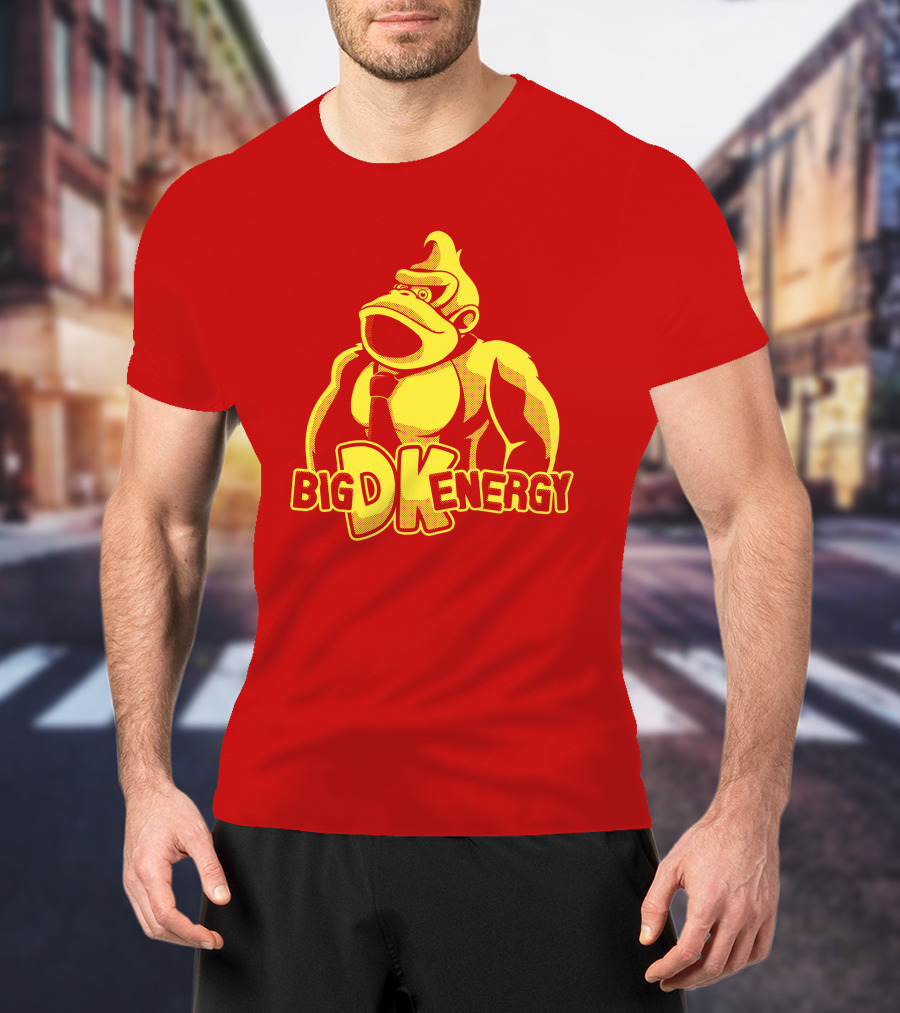 Punch Store Big DK Energy Gorilla Retro Gaming Inspired T-Shirt