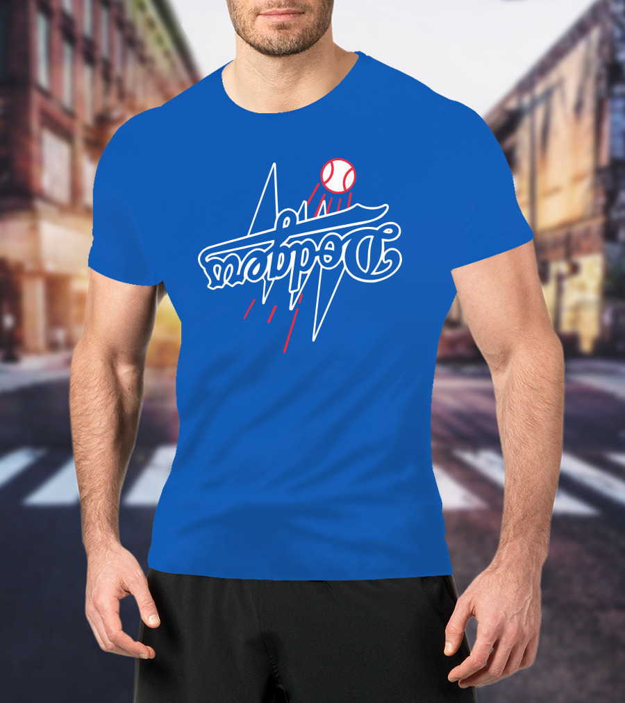Dodgers Bolt Baseball T-Shirt