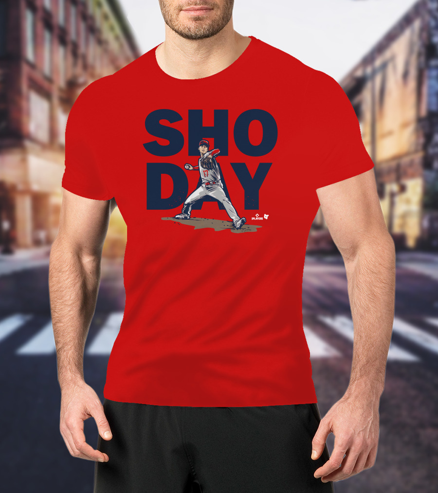 SHO DAY MLB Players Pitching Number 17 T-Shirt