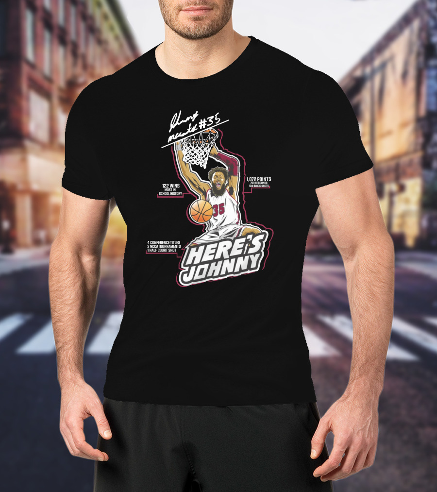 Johnny McCants Here’s Johnny 122 Wins Most In School History 1,072 Points 134 Blocks 4 Conference Titles 3 NCAA Tournaments 1 Half Court Shot T-Shirt