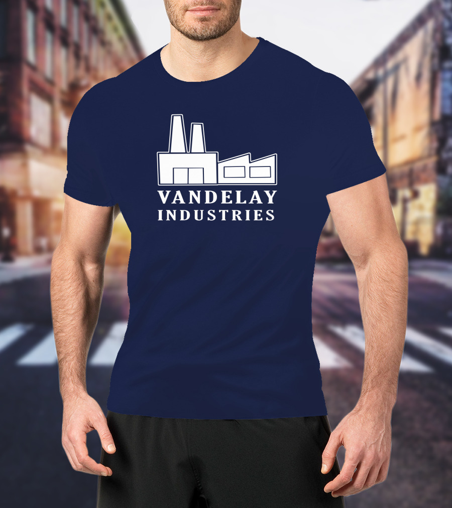 Seinfeldism Vandelay Industries Iconic Factory Logo Mashup The Vandelay T-Shirt