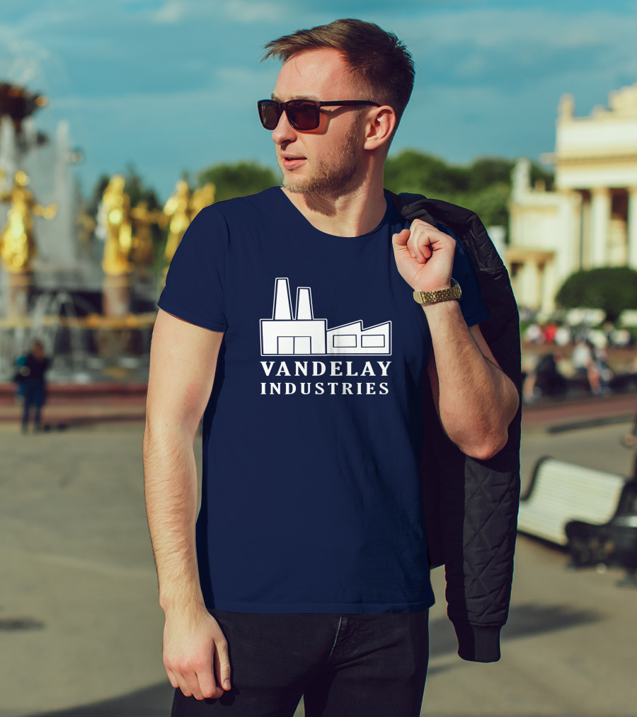 Seinfeldism Vandelay Industries Iconic Factory Logo Mashup The Vandelay T-Shirt