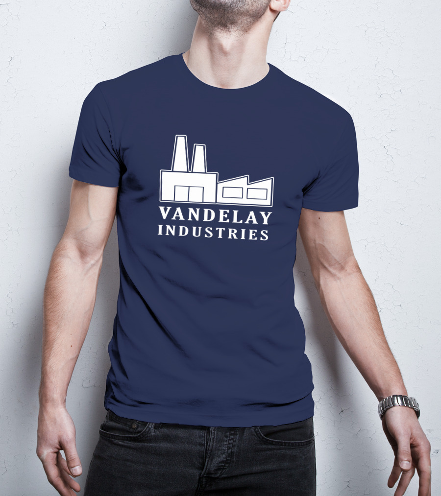 Seinfeldism Vandelay Industries Iconic Factory Logo Mashup The Vandelay T-Shirt