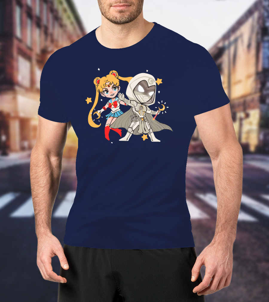 Gabi Sailor Moon Knight Yamineftis Crossover Fusion T-Shirt