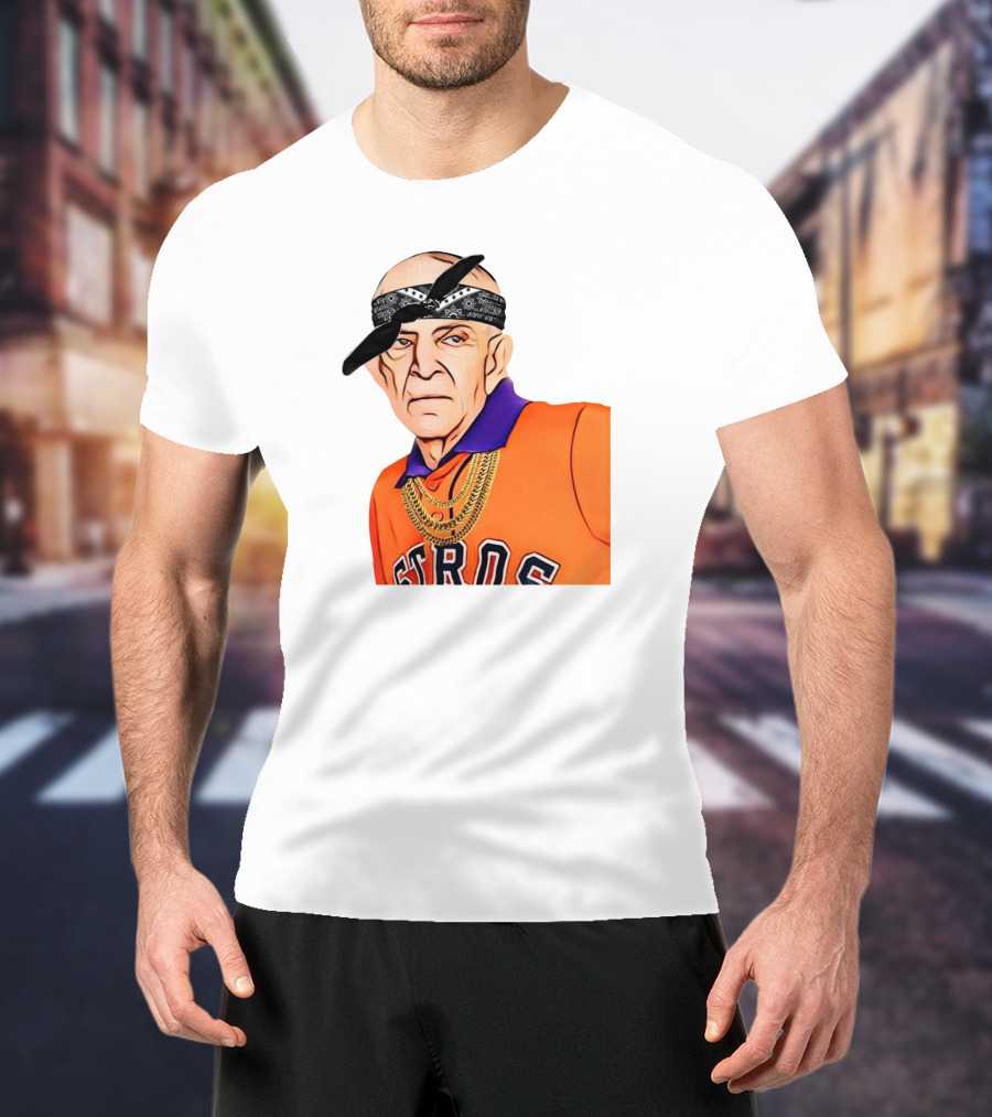 Mattress Mack Astros Bandana Chains T-Shirt