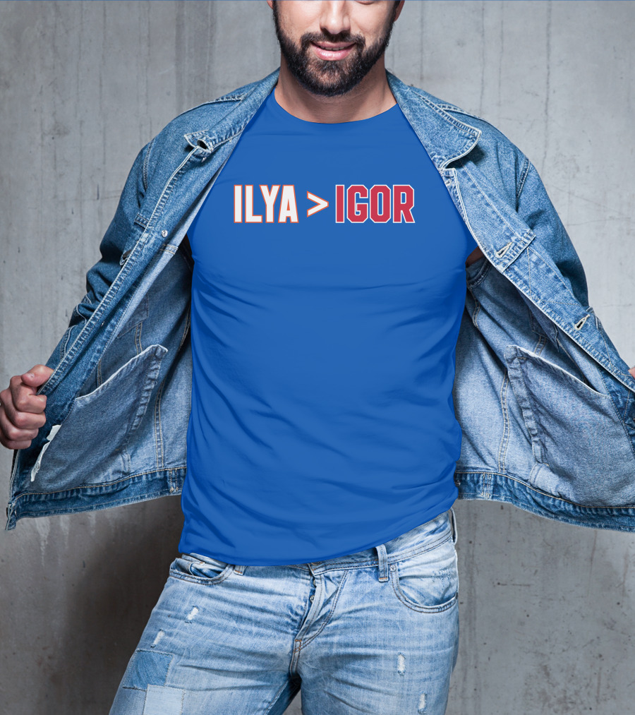 ILYA Greater Than IGOR Bold Rivalry T-Shirt