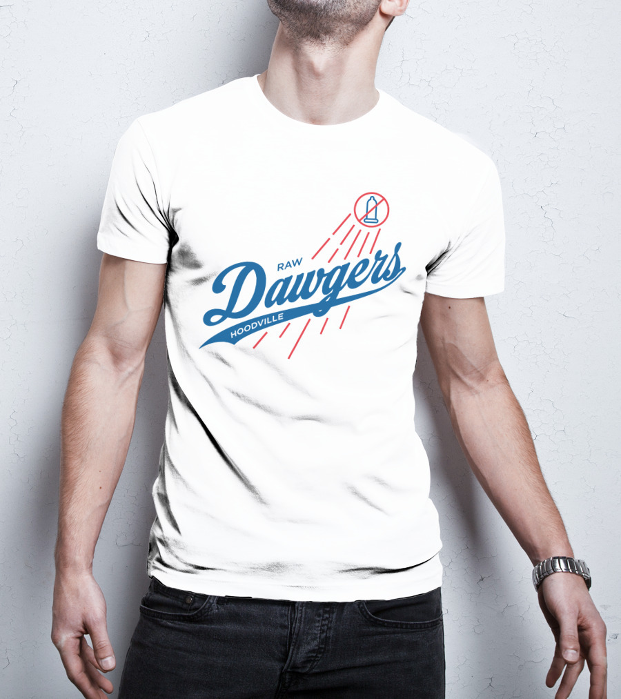 Raw Dawgers Hoodville No Bottles Sign T-Shirt