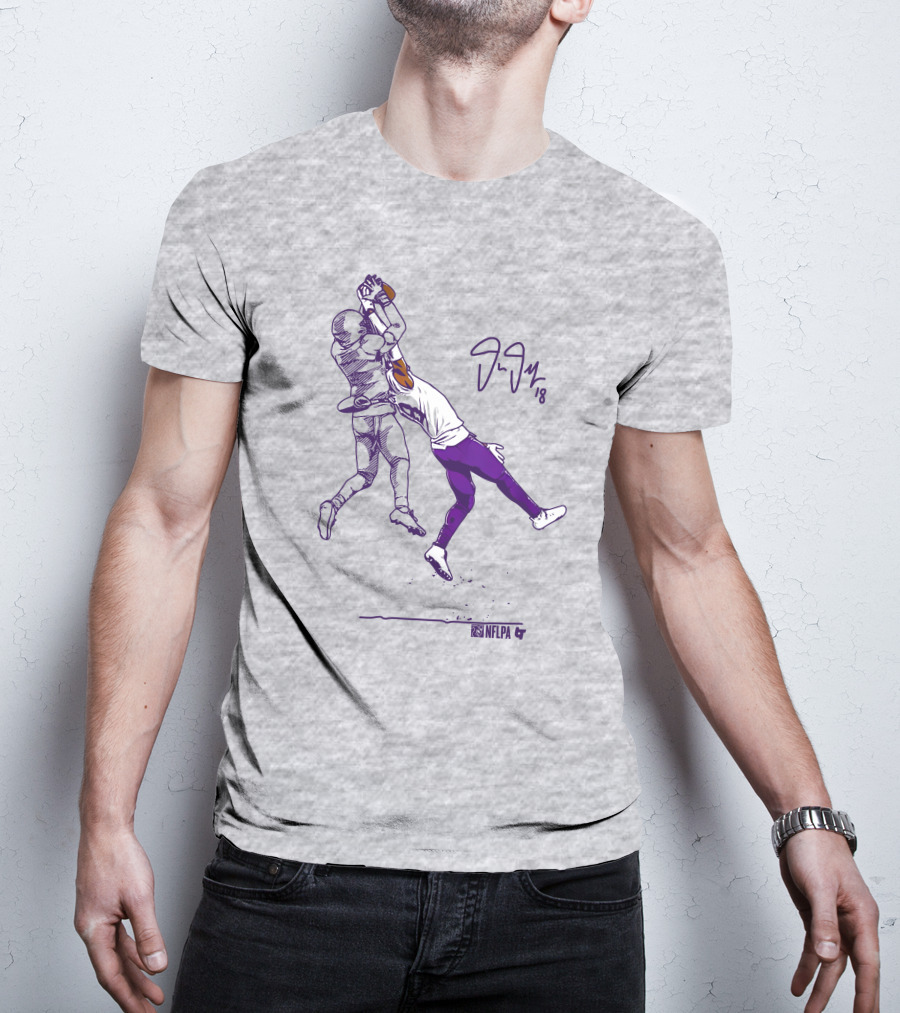 Justin Jefferson NFLPA Signature Catch Moment T-Shirt