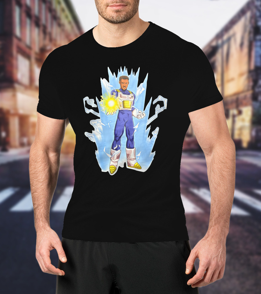 Daniel Gafford Dragon Ball Z Saiyan Warrior Energy Burst T-Shirt
