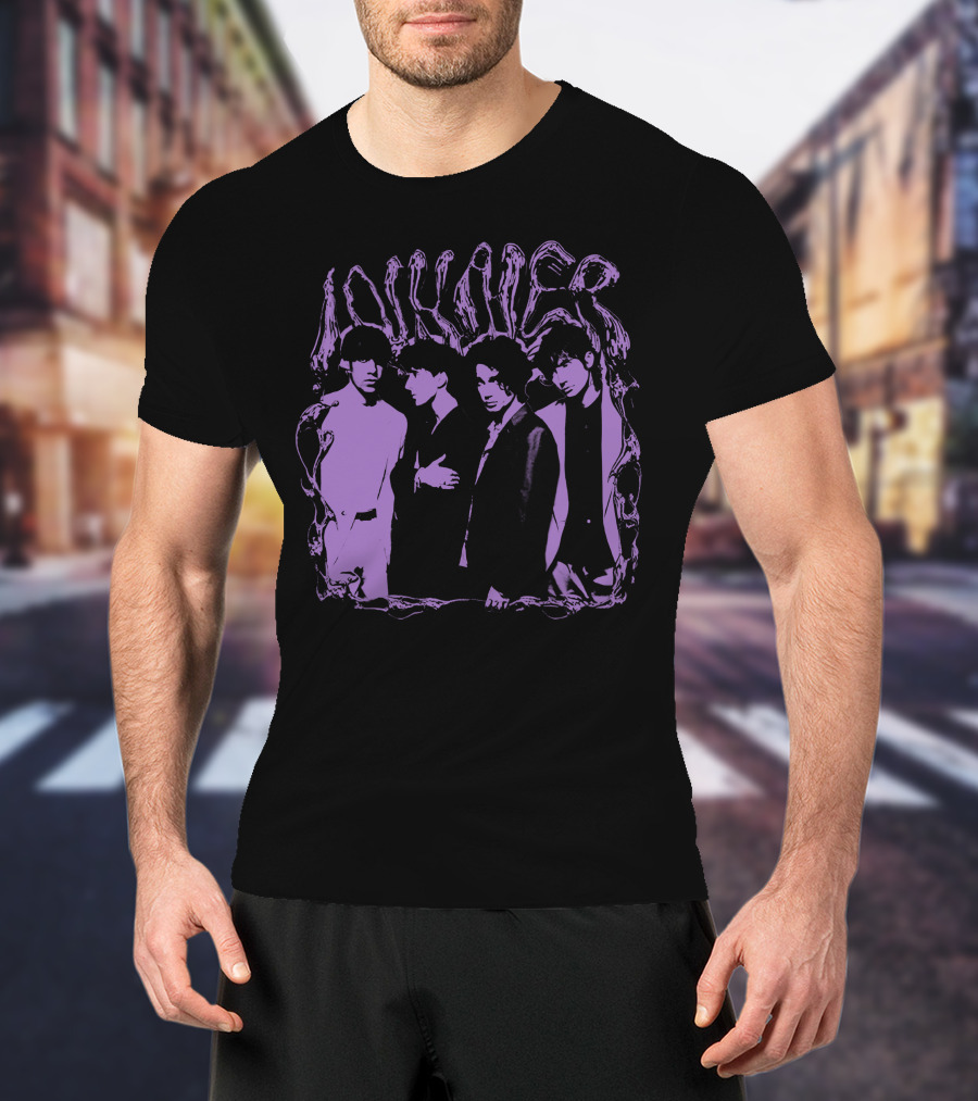 Inhaler Band Purple Photo T-Shirt