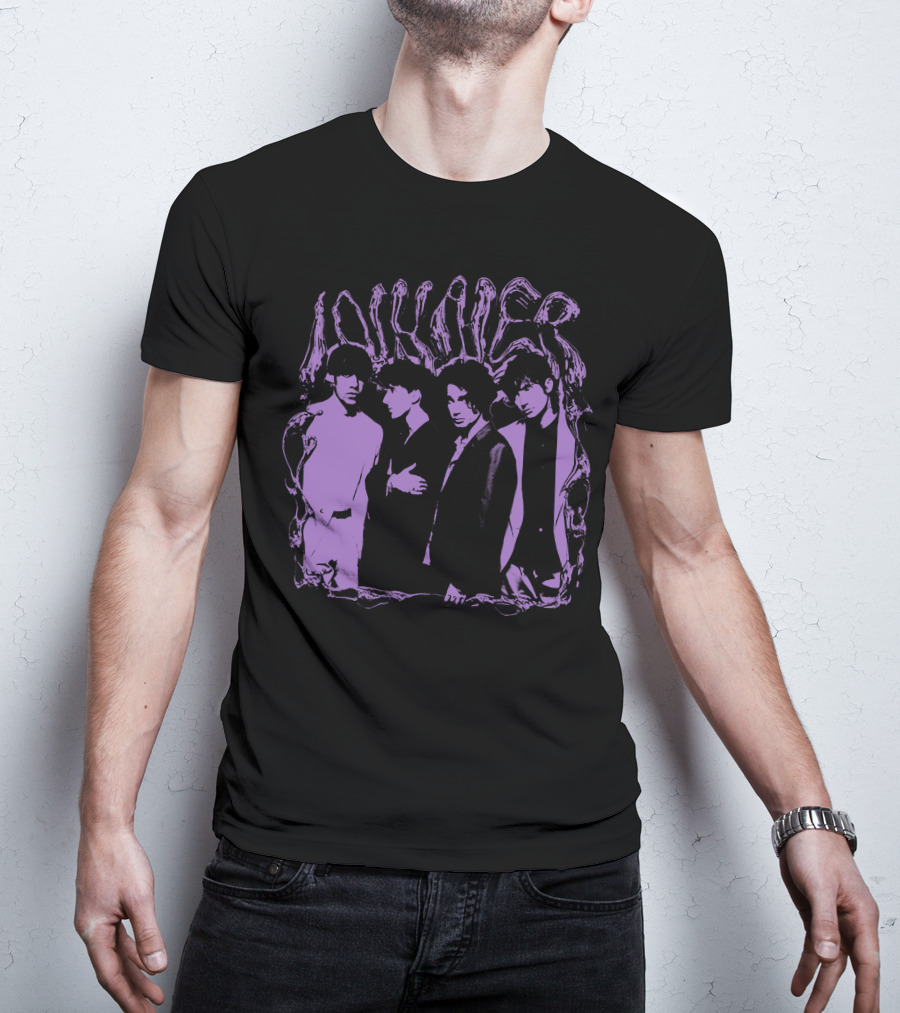 Inhaler Band Purple Photo T-Shirt