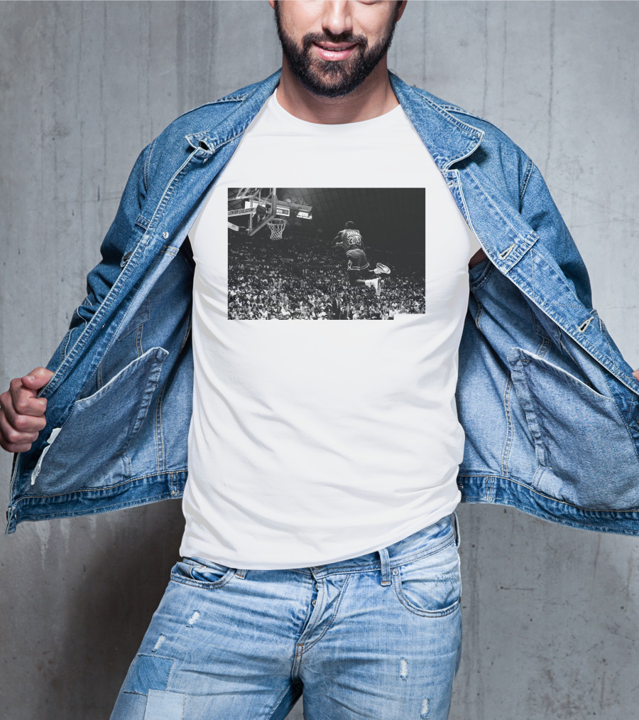 Jordan X Union Slam Dunk Iconic Basketball Moment T-Shirt