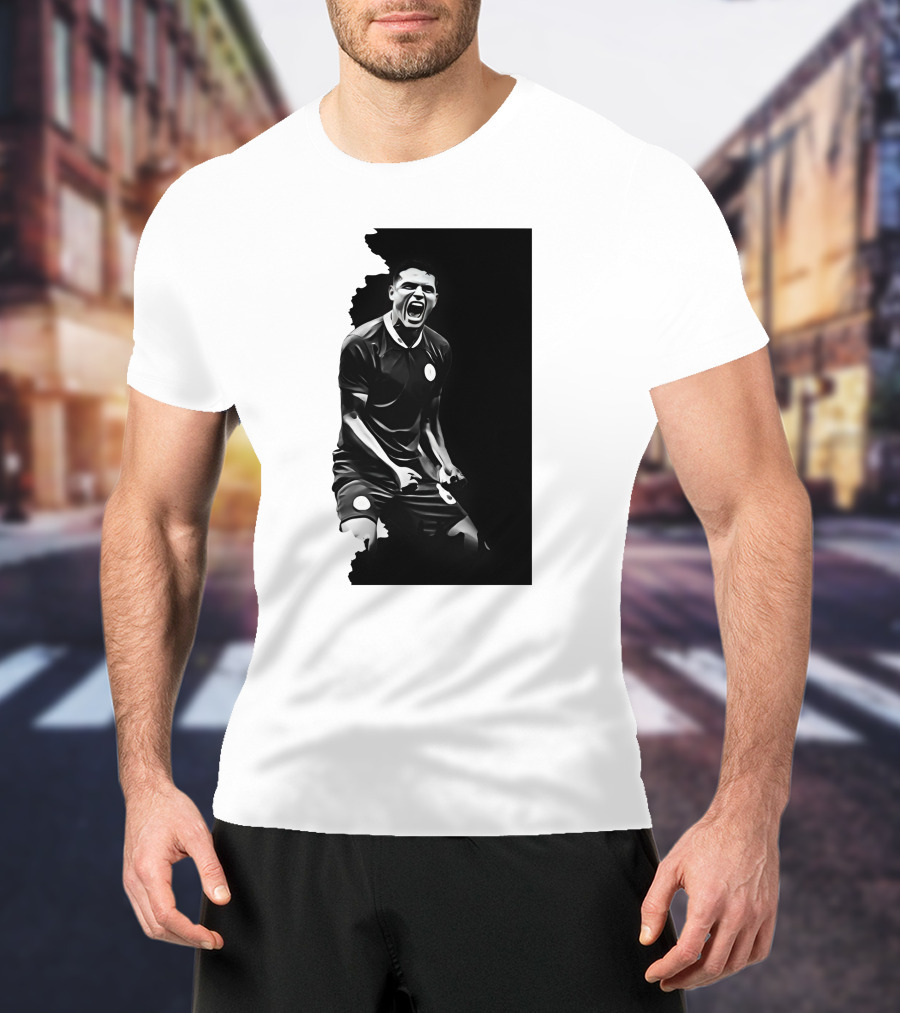O Monstro Soccer Celebration Iconic Athlete Performance T-Shirt