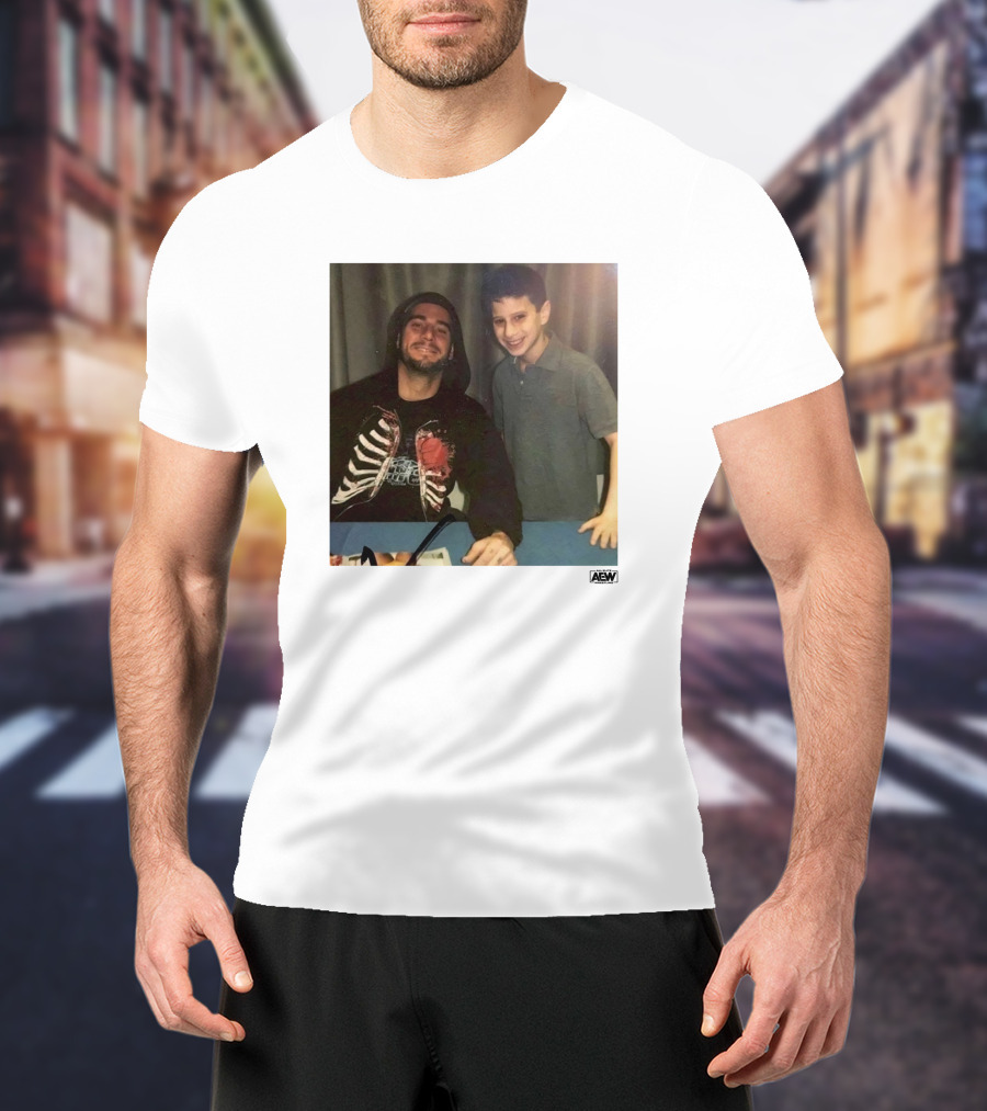 Aew All Elite Wrestling Merch Mjf Meet And Greet Autograph Event With Aew T-Shirt
