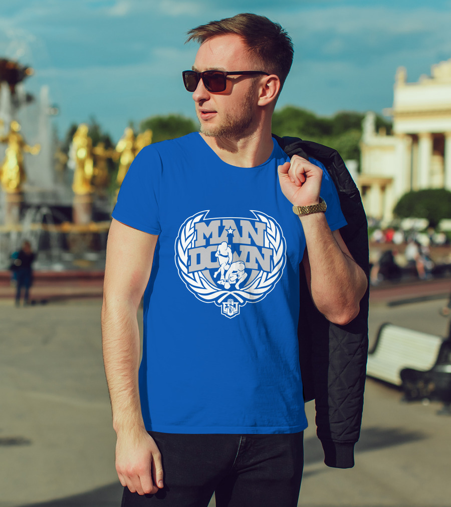 Man Down Team Spence Boxing Laurel Crest T-Shirt