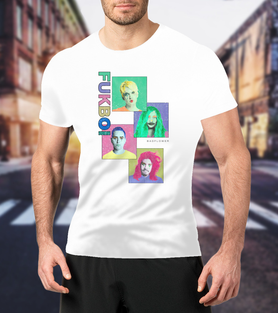 Badflower Fukboi Colorful Portraits T-Shirt