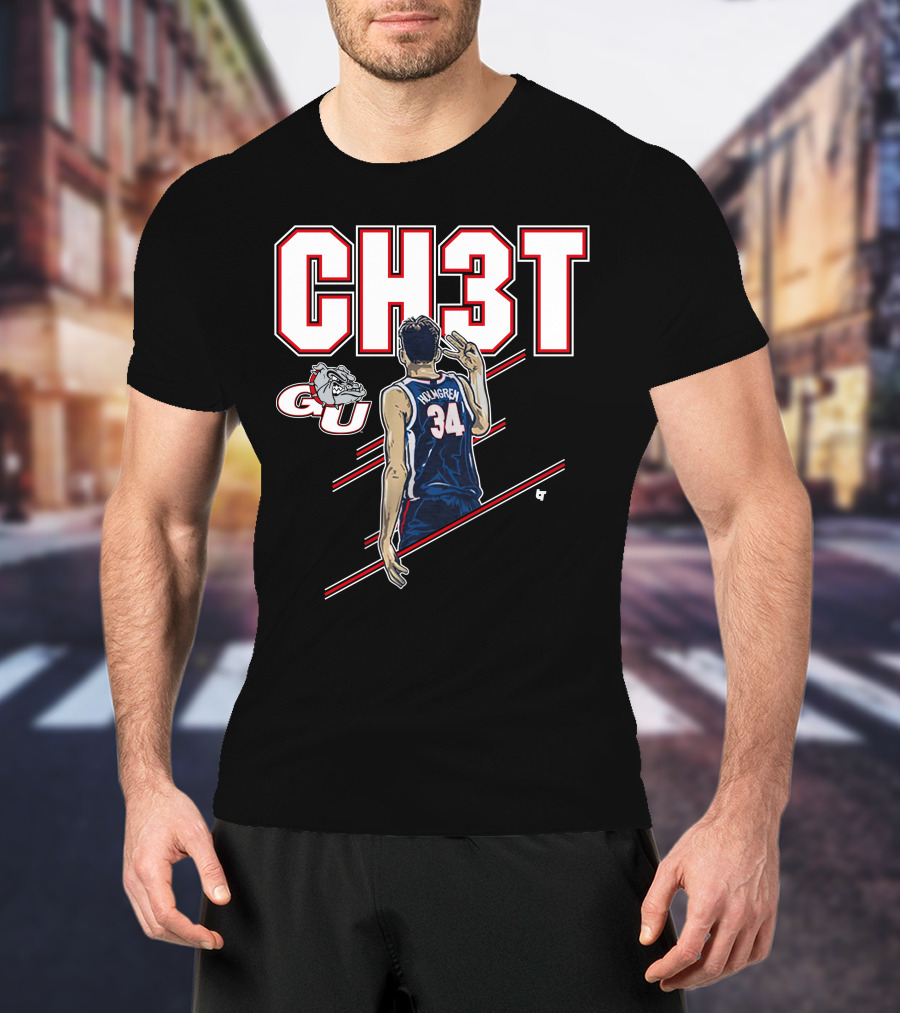 CH3T Gonzaga Holmgren 34 GU Bulldogs T-Shirt