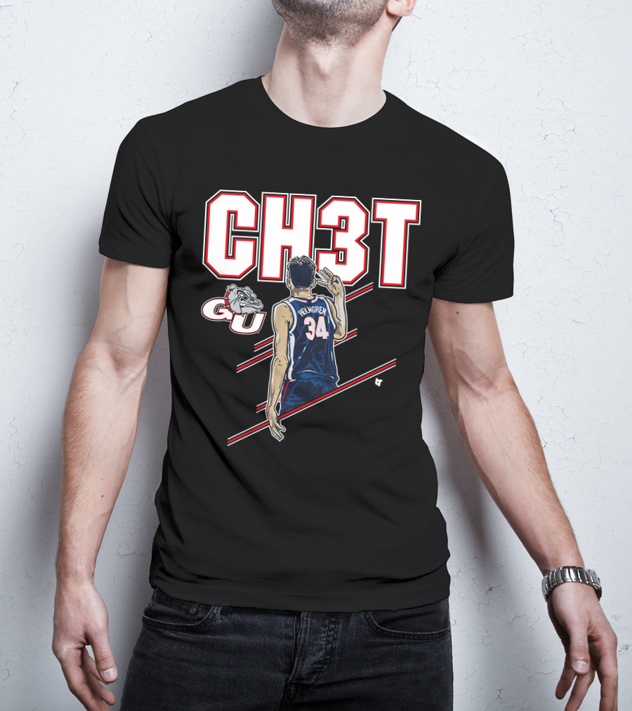CH3T Gonzaga Holmgren 34 GU Bulldogs T-Shirt