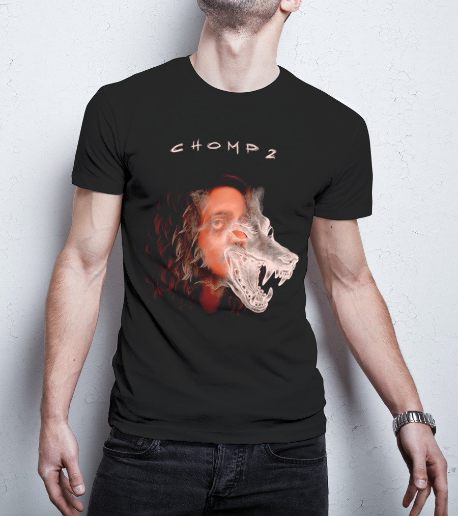 CHOMP 2 Russ Merch Wolf Overlay T-Shirt