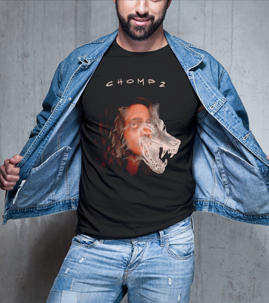 CHOMP 2 Russ Merch Wolf Overlay T-Shirt
