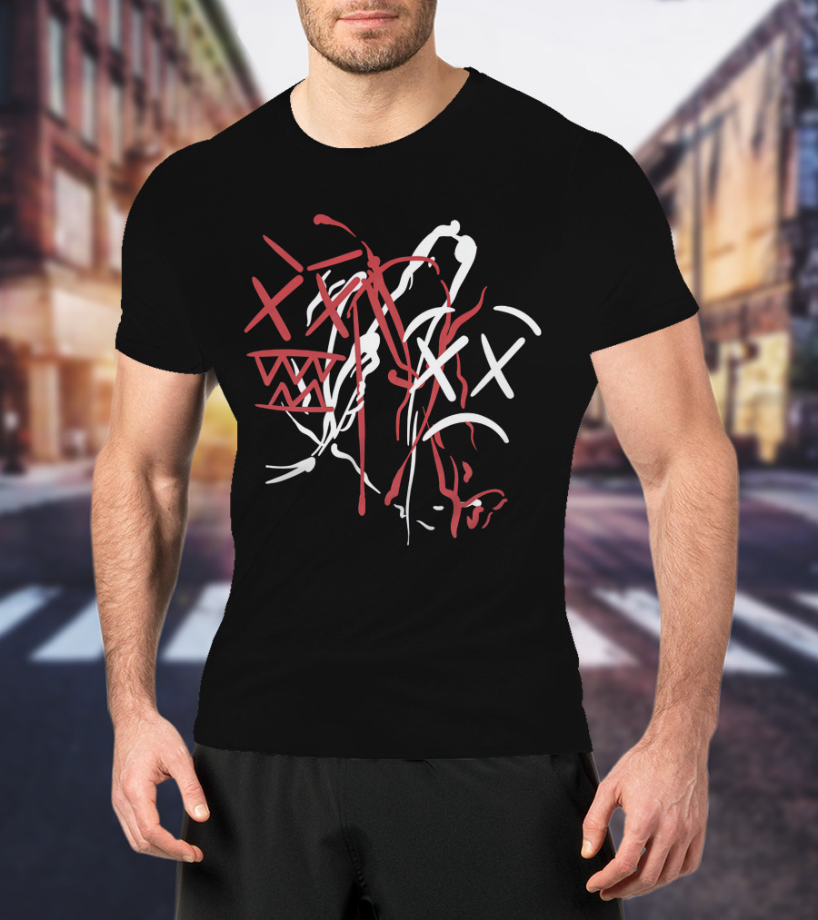 DC The Don Merch Abstract Scribble Faces T-Shirt