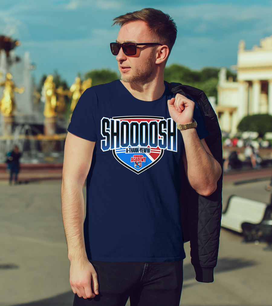 Alpha Academy Shoooosh A Thank Yeww Shield T-Shirt