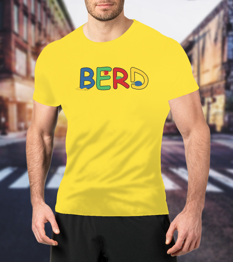 BERD Colorful Text With Mice Accents T-Shirt