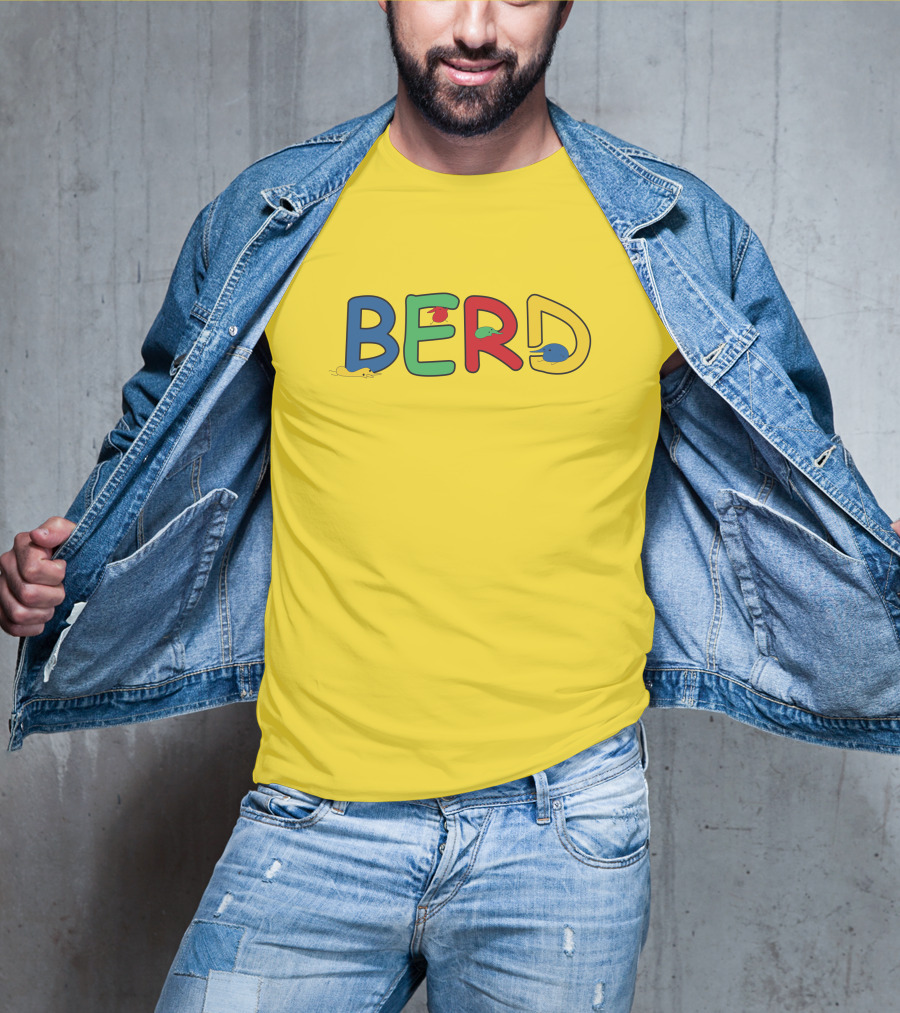 BERD Colorful Text With Mice Accents T-Shirt