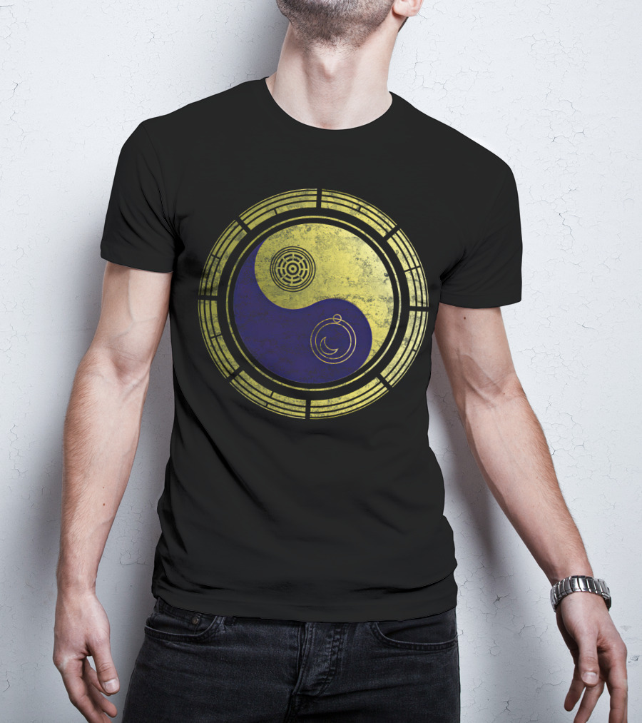 Dimension 20 Yin Yang Symbol With Intricate Circular T-Shirt