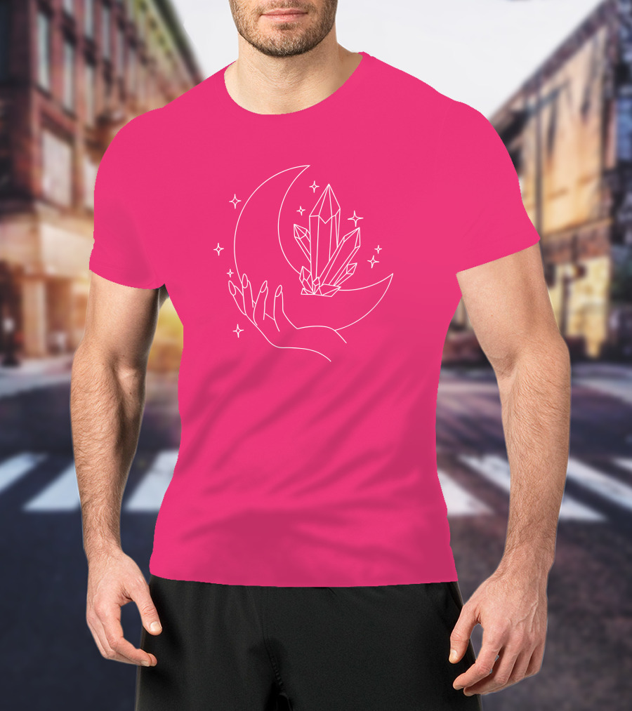 Eleanor Neale Moon Crystal Hand Stars Merch T-Shirt