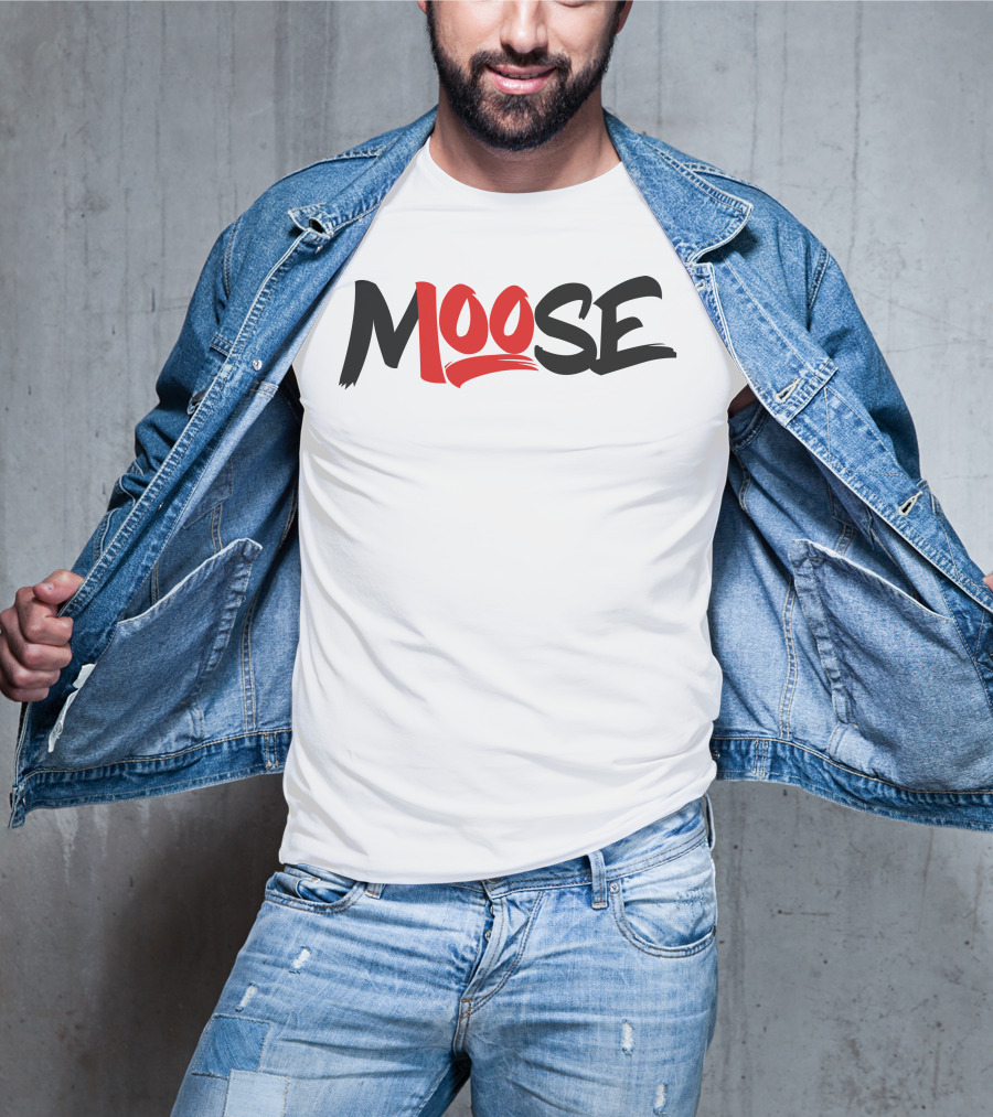 Moosecraft Merch Moose Red T-Shirt