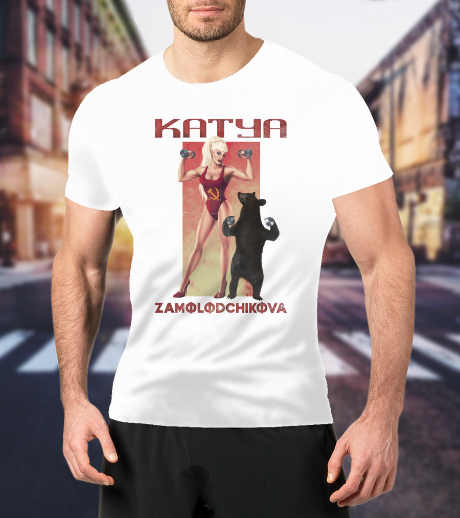 Katya Zamolodchikova Fitness Soviet Bear T-Shirt
