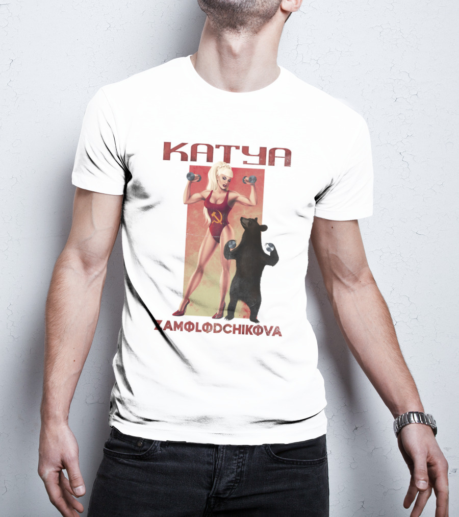 Katya Zamolodchikova Fitness Soviet Bear T-Shirt