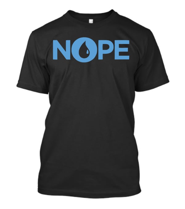 NOPE Blue Water Drop T-Shirt
