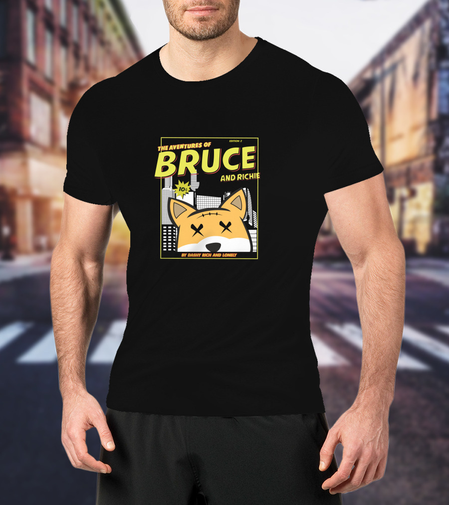 The Aventures Of Bruce And Richie Edition 2 By Dashy Rich And Lonely T-Shirt